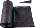 Amagenix 70% Eyelets Shade Cloth Roll 5'10" x 100 FT Cuttable Sun Shade Mesh Tarp UV Resistant Screen Cover for Garden, Patio, Greenhouse, Canopy, Kennel, Plant, Black