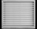 HVAC Premium 28"W x 28"H Aluminum Exterior Gable Louver Vent for Walls & Crawlspace - Weather-Resistant Air Grille with Screen Mesh - [Outer Dimensions 29.75"W x 29.75"H]