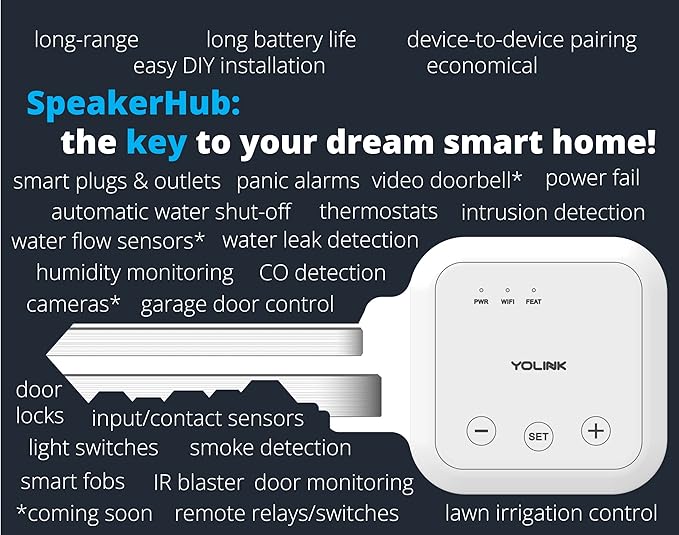 YoLink Smart Water Valve Controller, with Non-Smart Water Valve Manipulator, 1/4 Mile World's Longest Range, Water Valve Compatible with Alexa/Google Assistant, IFTTT - YoLink Hub Required
