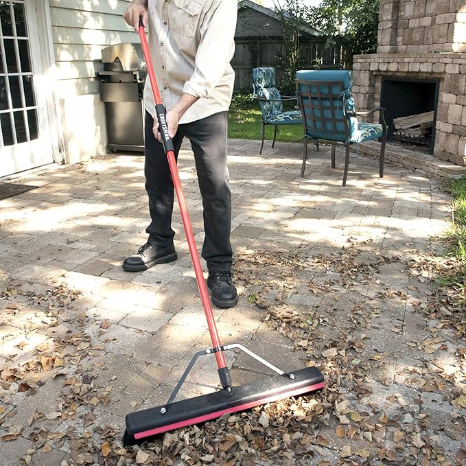 Craftsman 3-Piece Winter Clean Up Set with Scoop, Scraper & Squeegee Push Broom for Moving Snow & Slush, Scraping Ice Outdoors