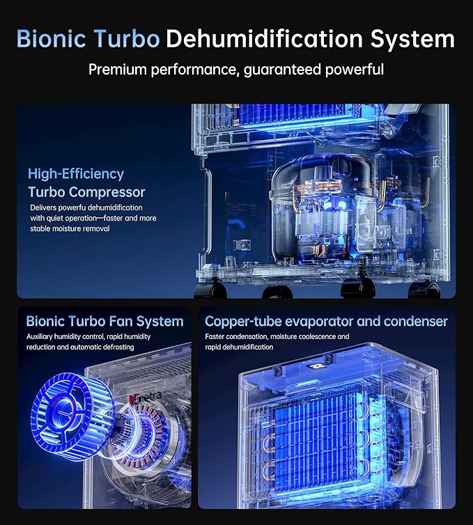 1500 Sq. Ft Dehumidifiers for Home, 30 Pints dehumidifier for Basement with drain hose,Smart APP control, 1.6L Tank,24H Timer,Intelligent Humidity Control,Ideal for Bedroom,Bathroom