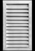 HVAC Premium 18"W x 26"H Aluminum Exterior Gable Louver Vent for Walls & Crawlspace - Weather-Resistant Air Grille with Screen Mesh - [Outer Dimensions 19.75"W x 27.75"H]