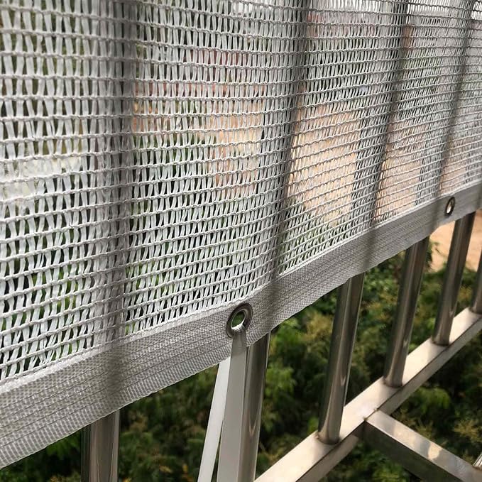 30% Sunblock Shade Cloth Garden Shade Mesh Tarp with Eyelets and Ropes UV Resistant Sunblock Shade Cloth for Garden, Pergola, Patio Plants, Greenhouse，Outdoor(4x10m/13x32.8ft)