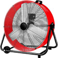 Bestronair 24 Inch High Velocity Drum Fan, 8100CFM Heavy Duty Industrial Floor Fan for Garage, 360° Tilt Metal Shop Fans with 3 Speeds for Warehouse, Factory, Commercial, Basement, Workshop, Gym