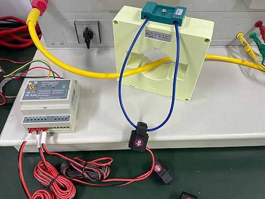 WEM3046 Series Three-Phase WiFi Energy Meters, DIN-Rail, Industrial/Commercial Power Monitoring, Supports Cloud/App, Modbus TCP/RTU, Home Assistant (WEM3046TE)
