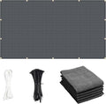 Cool Area Sun Shade Cloth with Grommets 3×14 FT Shade Panel Shade Tarp Screen Fabic for Outdoor Patio Pergola Cover Deck Garden, Dark Grey (Customized)