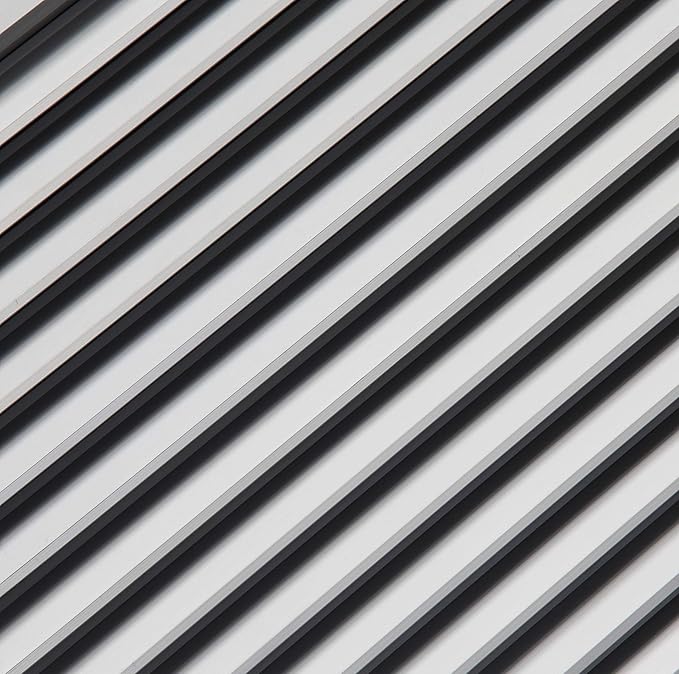 24"w X 18"h Aluminum Privacy Door HVAC Air Grille - "V" Shaped Louvers Ensure 100% View Block - Supply or Return [Outer Dimensions: 25"w X 19"h]