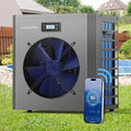 16000 BTU Above Ground Pool Heater Electric Heat Pump Pool Heaters Hot tub 120v Swimming Pool Heater Pump for In ground Pool Heating Cooling WiFi Control