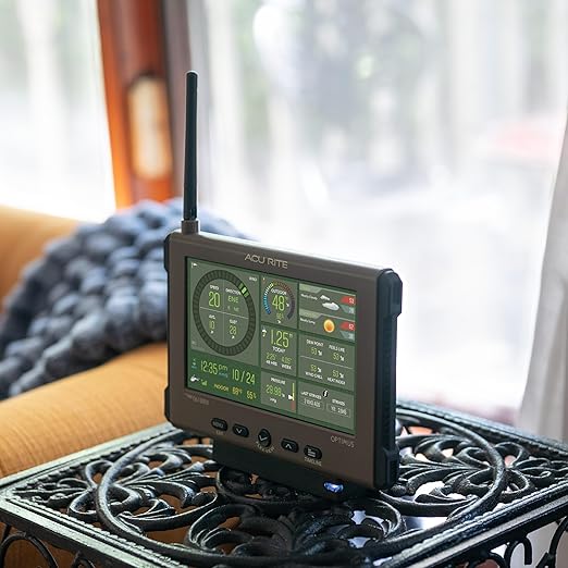 AcuRite Optimus Weather Station with Wi-Fi HD Display, Solar Power Pack, Lightning Detection, Indoor/Outdoor Temperature and Humidity, Wind Speed/Direction, and Rainfall Measurements (01218M)