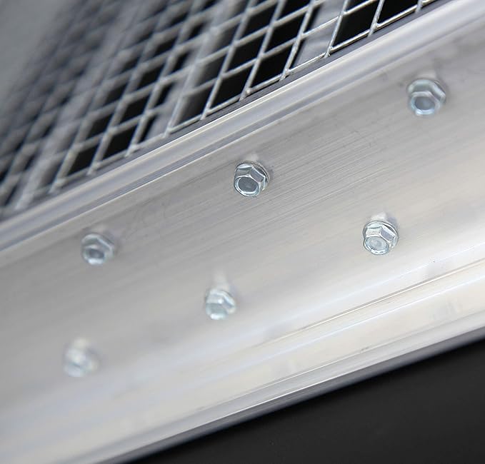 HVAC Premium 34"W x 18"H Aluminum Exterior Gable Louver Vent For Walls & Crawlspace - Weather-Resistant Air Grille With Screen Mesh - [Outer Dimensions 35.75"W x 19.75"H]