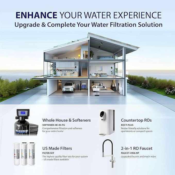 APEC WATER WiFi Water Leak Detector for Home, App Connected get Real-Time Alerts, Highly Reliable Dual Sensor Wet Moisture Detection (1PK)