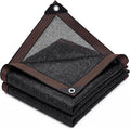 2 Pack 55% Black Shade Cloth for Garden 6.5 x 10 ft Sunshade Cloth Mesh Tarp with Grommets Outdoor Net for Patio Plants Greenhouse Outdoor Chicken Coop Cover