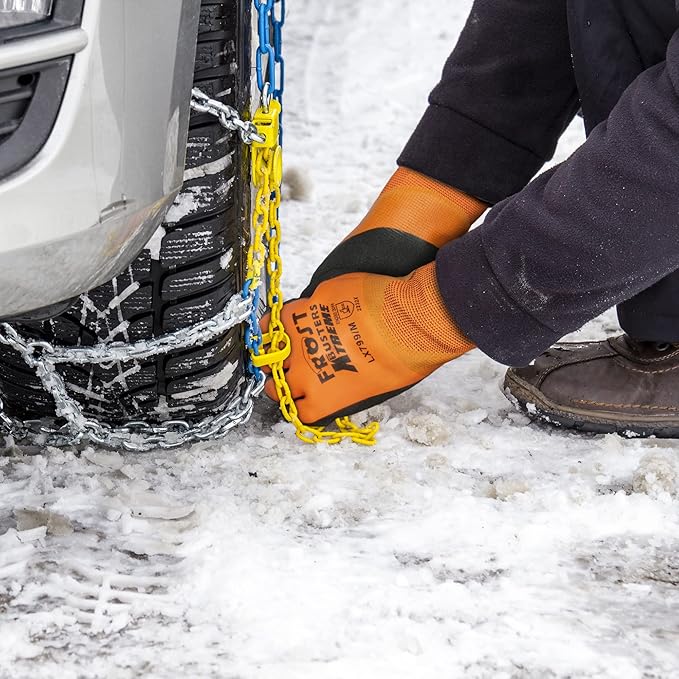 LX799 Waterproof Insulated Work Gloves, Freezer Gloves, Thermal Winter Work Gloves, Cold Weather, Firm Grip