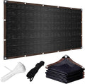 Shade Cloth for Garden, 90% Sun Shade Mesh Tarp with Grommets, 3 FT x 18 FT Shade Cloth for Plants Greenhouse - Sunblock Net for Chicken Coop Cover - Sun Screens for Patio, Garden -Black