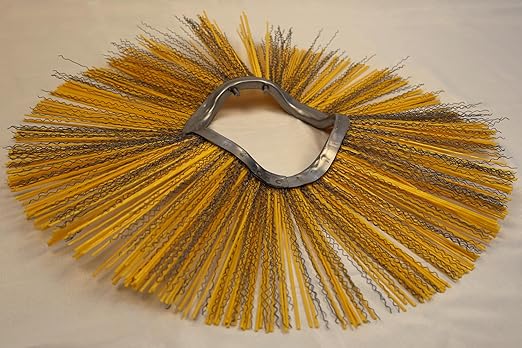 MB Replacement Brushes, 32 x 10 Inch Convoluted Poly/Wire Wafers, for Various Sweeping Brooms and Machines, Pack of 25