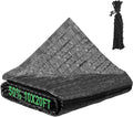 Bigmeta Cuttable Shade Cloth for Garden - 10x20FT 50% UV-Resistant Mesh Tarp with Rope, Black Sun Cover Net for Patio Greenhouse Raised Beds Plants