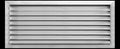 HVAC Premium 34"W x 18"H Aluminum Exterior Gable Louver Vent For Walls & Crawlspace - Weather-Resistant Air Grille With Screen Mesh - [Outer Dimensions 35.75"W x 19.75"H]