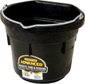 Little Giant® Flat Rubber Bucket | Rubber Water Pail for Horses | Flat Back Bucket | 8 Quarts