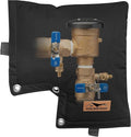Backflow Cover, Backflow Preventers Protection, Pressure Vacuum Breaker Cover for Winter, Insulated Cover Pouch for Irrigation Backflow Valve, Sprinkler Valves Cover in Snow or Sun Exposure – Black