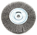 Forney 72741 Wire Wheel Brush, Coarse Crimped with 1/2-Inch Through 5/8-Inch Arbor, 5-Inch-by-.012-Inch