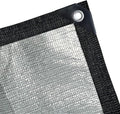 BeGrit Aluminet Shade Cloth 95%-99% Aluminum Shade Cloth Sun Reflective Tarp for Garden, Patio, Greenhouse, Pergola, Car, Kennel Shade 8x10ft