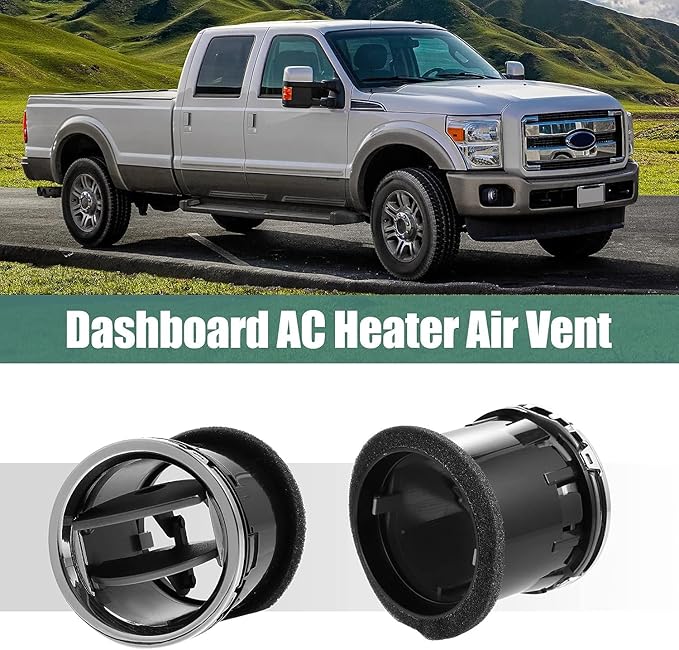 Car Vent for Ford F-150 2004-2008 for Lincoln Mark LT 2006-2008 Dashboard AC Heater Air Vent 8L3Z19893BA Front Interior AC Vent 2 Pcs