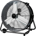 Bestronair 24 Inch High Velocity Drum Fan, 8100CFM Heavy Duty Industrial Floor Fan for Garage, 360° Tilt Metal Shop Fans with 3 Speeds for Warehouse, Factory, Commercial, Basement, Workshop, Gym