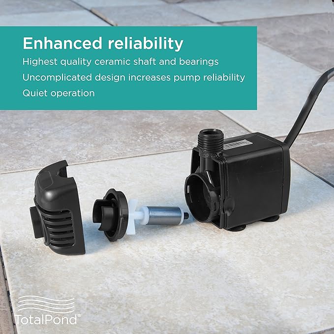 TotalPond 300 GPH Fountain Pump,Black