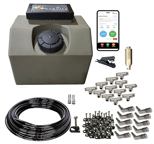 10 Gallon Mosquito Misting System Pynamite Wi-Fi/Bluetooth app & 10 Nozzle Kit