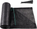Amagenix 50% Eyelets Shade Cloth Roll 5'10" x 100 FT Cuttable Sun Shade Mesh Tarp UV Resistant Screen Cover for Garden, Patio, Greenhouse, Canopy, Kennel, Plant, Black