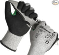 Schwer 2 Pairs Cut Resistant Work Gloves ANSI A6 Cut Proof Glove CR3028, with Reinforced Thumb, Touchscreen Working Gloves for Men and Women Used for Woodworking, Glass Cutting, Construction, M