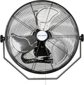 BILT HARD 4300 CFM 18 in. Industrial Wall Mount Fan, 3-Speeds High Velocity Wall Fan with Sealed Motor, Heavy Duty Metal Barn Fans for Garage, Commercial, Greenhouse, Warehouse, Shop Use