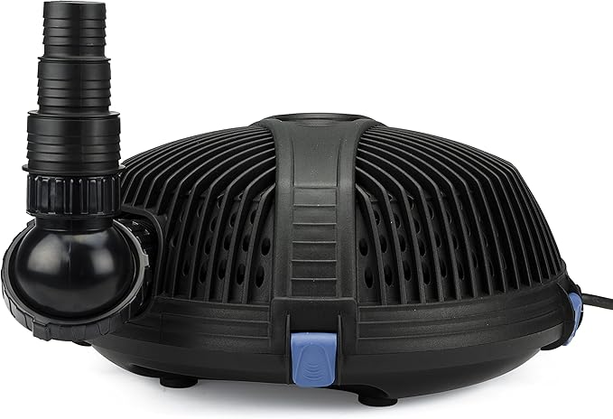 Aquascape 91011 AquaForce 1000 GPH Solids Handling Submersible Pump for Pond Water Feature and Waterfall | Asynchronous | Pre-Filter Cage | Energy Efficient | 25 feet Cord