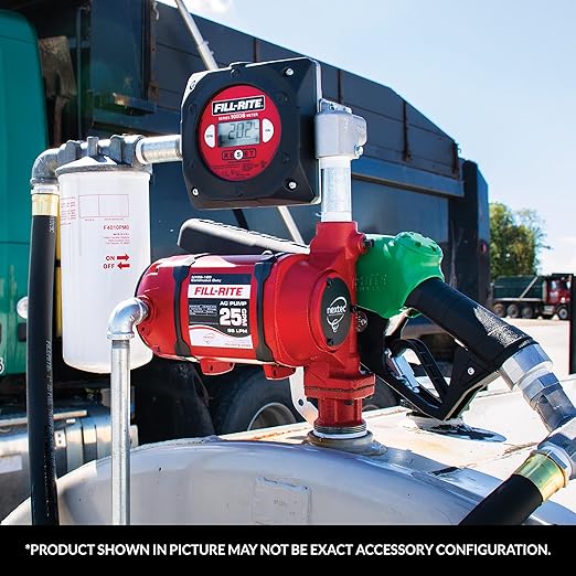 Fill-Rite N100DAU13G 1" 5-40 GPM (19-150 LPM) Ultra High Flow Automatic Nozzle - Compatible with Gasoline, Diesel, Biodiesel up to B20, E15 & Kerosene - Green
