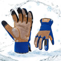 Vgo... 1-Pair Gardening Gloves Men, Safety Work Gloves, Puncture-proof, Thornproof, Touchscreen (SL7475)