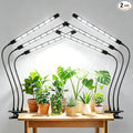 SDOVUERC Tri-Heads Grow Lights for Indoor Plants, Full Spectrum Plant Lights for Indoor Growing with Adjustable 360° Gooseneck, 6/12/18H Timer & Dimming for Seedlings(Pack 2)