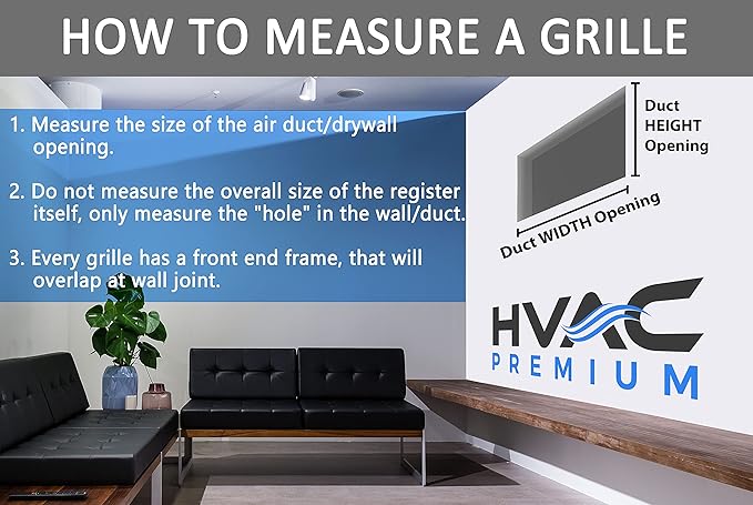 HVAC Premium 14'' X 12'' Adjustable AIR Supply Diffuser - HVAC Vent Cover Sidewall or Ceiling - Grille Register - High Airflow - White [Outer Dimensions: 15.75'' w X 13.75'' h]