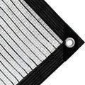 Shade Cloth-Thickened and Encrypted 80% Aluminum Shade Cloth for Greenhouse Balcony Garden,Outdoor Pergola,Lawn,Cars.Easy Hanging with Edges and Holes,Silver Heat Reflective Tarp