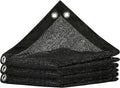 Amgo 70% Shade Fabric 12FT x 12FT Black Sun Shade Mesh, Black Sun Shade Netting with HDPE Material and Heavy Duty Grommets Shade for Greenhouse, Garden, Patio Plants, Pergola.(We Make Custom Size)