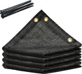 Royal Shade 6' x 4' Black 90% Shade Cloth Dog Kennel Shade Mesh Tarp Sunblock with Grommets for Dog Kennel Cover, Fence Privacy Screen, Greenhouse, Chicken Coop & Pet Playpen (We Make Custom Size)