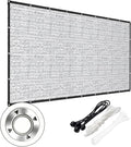 Aluminet Shade Cloth, 10x20FT 99% Heat Reflective Tarp for Blocking Sun with Reinforced Stainless Steel Grommets for Pergola Shade Cover, Garden, Cars, Dogs, Greenhouse