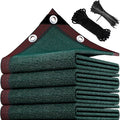 90% Garden Shade Cloth for Vegetables, 11x 51 FT Sun Shade Cloth for Plants, Greenhouse Shade Cloth with Grommets, for Outdoor Garden Pergola Patio Lawn Kennel Chicken Coop Dark Green