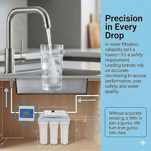 Savant Digital Flow Meter 3/8" NPT for Water Filter