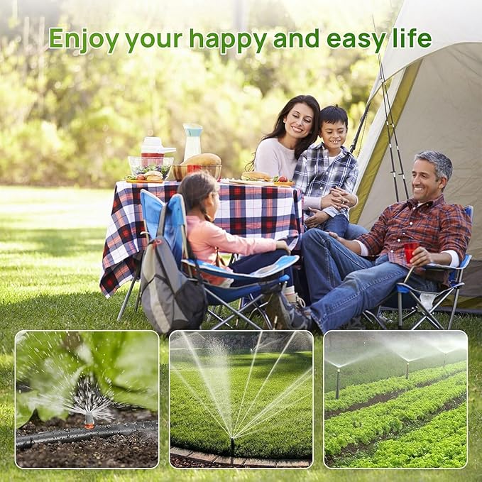 NBBX Sprinkler Timer for Garden Hose - Smart Water System with Rain Delay, Manual & Automatic Modes, IP54 Waterproof, Easy-Install Outdoor Faucet Timer for Lawn & Garden Care