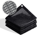 50% Shade Cloth for Garden, Customizing Outdoor Sun Shade Netting with Reinforced Grommets, Pergola Shade Cover Mesh Tarp for Plants Patio Greenhouse Chicken Coop, 11x21 FT, Black