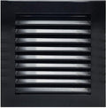 HVAC Premium 20"W x 20"H Aluminum Exterior Gable Louver Vent for Walls & Crawlspace - Weather-Resistant Air Grille with Screen Mesh - Black [Outer Dimensions 21.75"W x 21.75"H]