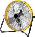 20" High Velocity Metal Floor Drum Fan, 4500 CFM Heavy Duty Industrial Shop Fan, 3 Speed, 360 Degree Tilt, Wall Mounted & Floor Design for Warehouse, Commercial, Barn, Garage - UL Safety Listed