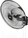 Xcity 20" Industrial Wall Mount Fan with Pull Cord, 90° Oscillating Shop Fan, 3-Speed High Velocity Airflow, Max 4650 CFM, Heavy Duty Metal for Garage, Workshop, Barn, Commercial, ETL Listed