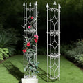 Thealyn Garden Trellis 2 Pack 72'' H x 12'' W Metal Plant Trellis Indoor/Outdoor Metal Garden Trellis Plant Trellis for Potted Plants Climbing Houseplants Flowers