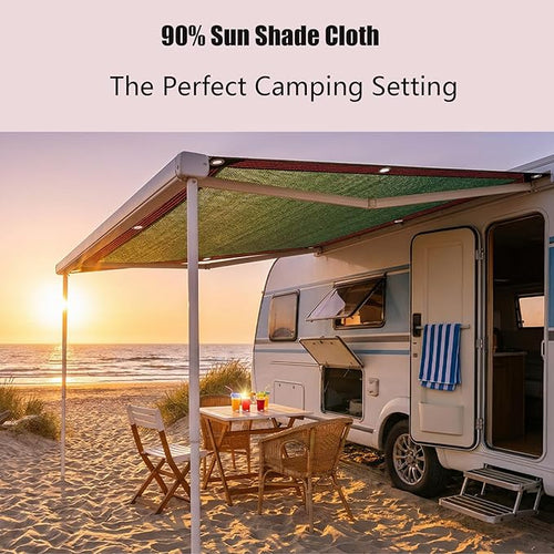 10x 40 FT 90% Sun Shade Cloth Outdoor Patio Dark Green Pergola Shades Cover Privacy Screen UV Block Porch Screens Canopy for Patio Outside Outdoor
